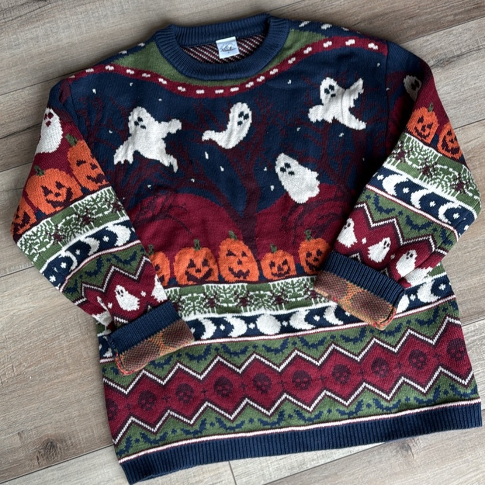 Webber resupply Halloween fall sweater size small